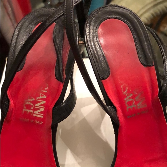 Gianni Versace ankle strap sandals